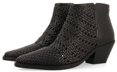 GIOSEPPO Botines Cowboy Trenzado TACÓN Piel Livonia