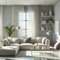 K&L Wall Art Peinture murale satinée moderne pour intérieur Gris Aspect Béton 2,5 l Peintures pour murs intérieurs