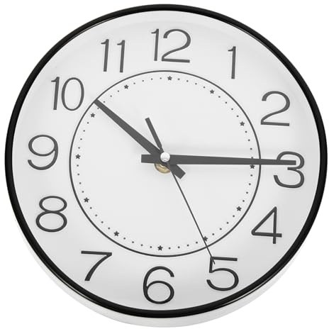 SOIMISS Reloj Digital Radiocontrolado Silencioso Reloj De Pared Elegante para Hogar Decoración De Inauguración