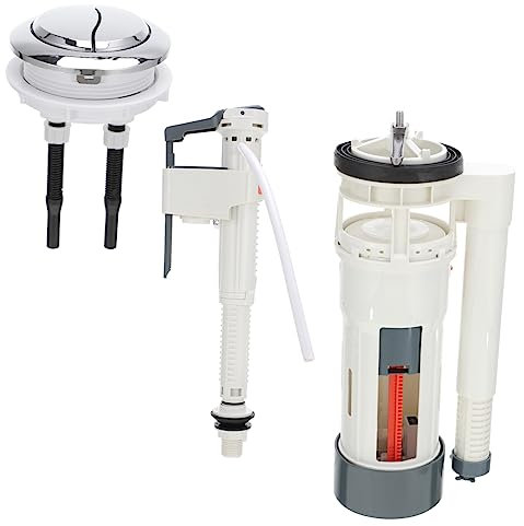 SHINEOFI 1 Juego Válvula De Entrada De Agua a Alta Presión Inodoro Universal Reemplazo Manija del Inodoro Aumentó Redondo Artículos para El Hogar Dispositivo De Desagües Abdominales
