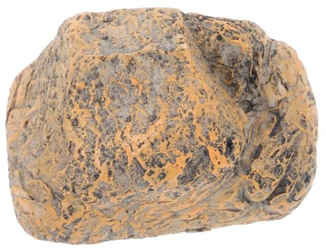 Toddmomy Caja De Llaves De Piedra Simulada Para Exteriores Guardallaves De Resina Forma De Piedra Decoración De Patio Ocultador De Llaves Para Jardín