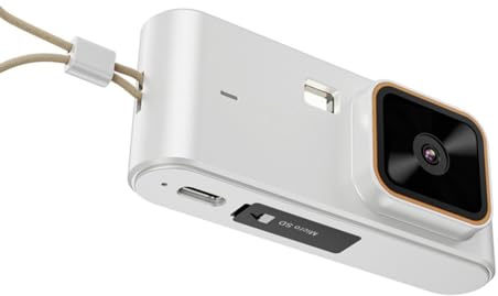 Mini cámara digital retro con fotos de 12 MP, video Full HD 1080P a 30 fps, grabación en bucle para segmentos de 15 minutos, pantalla IPS de 1 47 pulgadas, diseño compacto y portátil (negro)