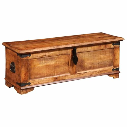 vidaXL Storage Chest One-of-a-kind due to the unique grains Solid mango wood