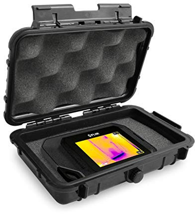 CASEMATIX Waterproof Case Compatible with Flir C5 C2 C3 Thermal Imager, Seek Shot pro, PerfectPrime Infrared Camera with Rugged Exterior