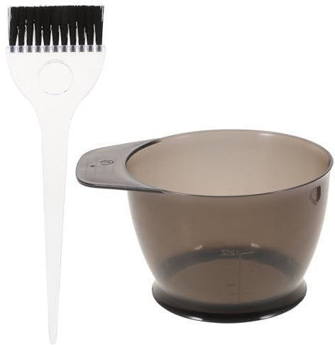 Healifty 2 Stück Haarfärbepinsel-Set, Färbeschale, Färbepinsel, professioneller Salon, Haarfarbenmischung, Färbezubehör für DIY-Haarfärbewerkzeuge, Haare, Friseursalon und Zuhause