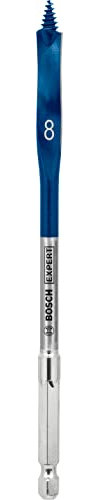 Bosch 1x EXPERT Self Cut Speed Flachfräsbohrer (für Weichholz, Spanplatte, Ø 8,00 mm, Professional Zubehör Bohrmaschine/Schrauber)