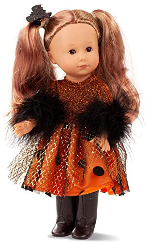 Götz 2113038 Just Like me - Lucia Zauberhexe Puppe - 27 cm große Stehpuppe mit Langen blonden - rot gesträhnten Haaren, braune Schlafaugen in einem 6-teiligen Set