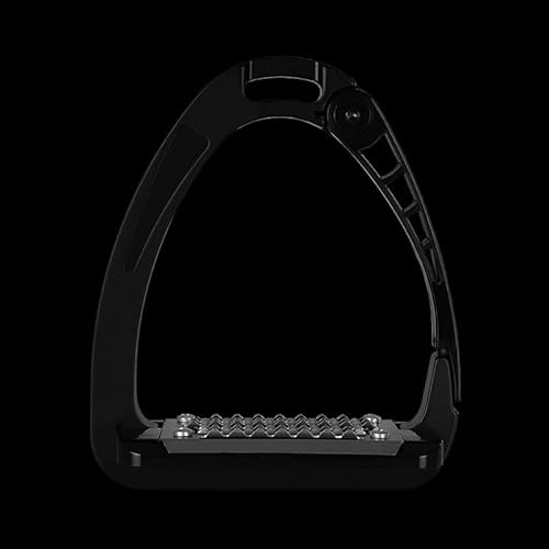 Acavallo Étrier de sécurité Arena Alupro en plastique, couleur: noir