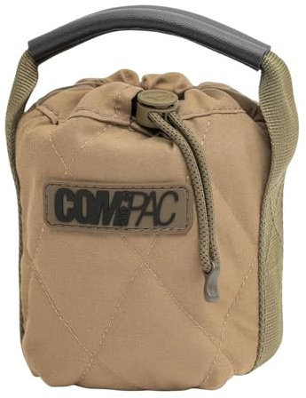 Korda Compac Lead Pouch, robuste Bleitasche für Angelbleie, 10x8x12 cm | Verstärkter Tragegurt für schweren Transport, sicherer Kordelzugverschluss, strapazierfähiges Polyester, weiche Polsterung