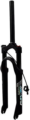 Fahrradgabel 20 24 Mountain Air Gabel Aluminium Scheibenbremse 100MM Schnellspanner Schulterkabelsteuerung Locking Shock D,24in