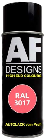 RAL3017 ROSE Spraydose seidenmatt Lackspray Sprühdose DIY Autolack