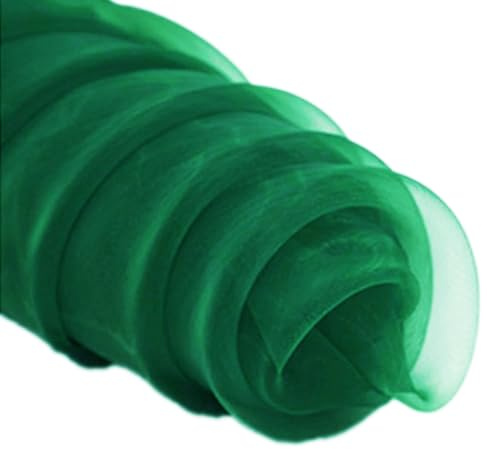 Whakano Tessuto in organza per cucire, venduto al metro, 150 cm di larghezza, tessuto in organza opaco, tessuto in tulle, universale, per cucito, artigianato, tende, arco, costume, abbigliamento per