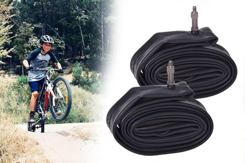 2X Fahrradschlauch 20 x 1.5/2.4 Zoll, ETRTO 40/62-406/428, 40mm Dunlop Fahrradventil Blitzventil für Kinderfahrrad, BMX, MTB