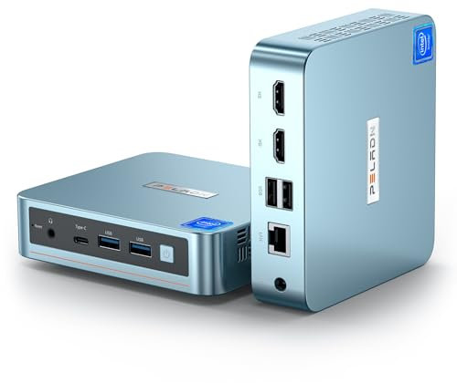 PELADN Mini PC,N100(up to 3.4GHz),8GB DDR4/256GB SSD,Mini Computers