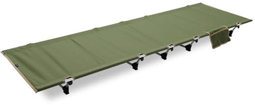 LYZXYZAI Campingbett Aluminiumlegierung Ultraleichters Feldbett Tragbares Klappbett Outdoor Klappbett Für Camping Büro Mittagspause Oder Gästebett,004,187 * 60 * 13.5CM