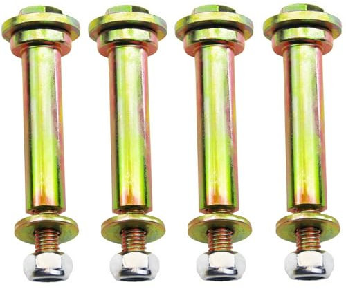 4 Pack Deck Wheel Bolts and locknut kit Compatible with Exmark Lawn mowers 103-3168 103-4051 1-603299 1-603602 PL7540 225-205,More 5/8 bore Wheel
