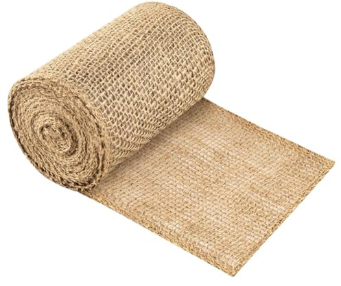Housoutil Winter Baumschutzhülle aus Natur Jute 20cm X 5m – Wiederverwendbarer Frostschutzverband für Obst und Zierbäume Atmungsaktiv Schützt vor Sonne und Kälte Einfacher Pflanzenschutz