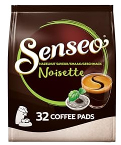 Senseo saveur Noisette 32 dosettes café | Délicat et rond - Notes de noisette
