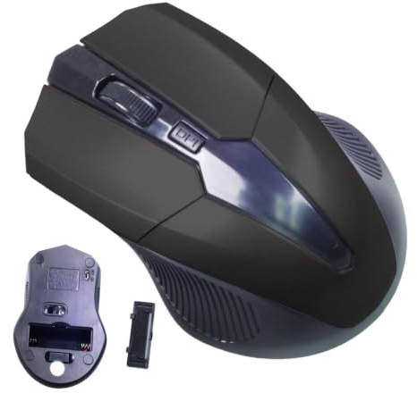 Ratones inalámbricos para PC, ratones inalámbricos para portátiles | USB 2.4G Ratones de computadora | Suministros de cuaderno multipropósito, accesorios de trabajo portátiles para estudio, sala de re