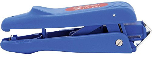 WEICON 51000200 Duo-Stripper No.200 zum Entmanteln & Abisolieren von Kabeln & Leitern, Blau/Rot, 160mm