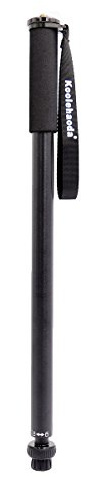 koolehaoda 4-Section Einbeinstative Kompakter bewegliche Fotografie Aluminiumlegierung Einbeinstative, Wiegt nur 0,38 kg (KQ-2504)
