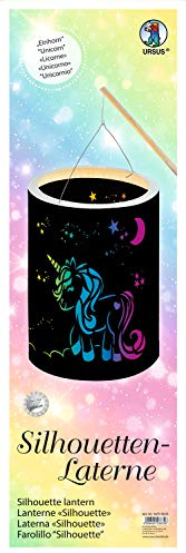 Ursus 18750001 - Set bricolage con Decorazione a Forma di Unicorno, con Materiale per Il Fai da Te, 15,3 cm, Altezza ca. 20 cm, Luce a LED, Multicolore