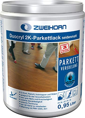 Zweihorn Duocryl DC-P 9 - Vernice per parquet, opaca, 0,94 l