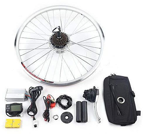 Frederimo Ebike konverteringssats med LCD-display, 28 tum 36 V 250 W bakhjul, E-cykel, konverteringssats för bakhjul, framhjul