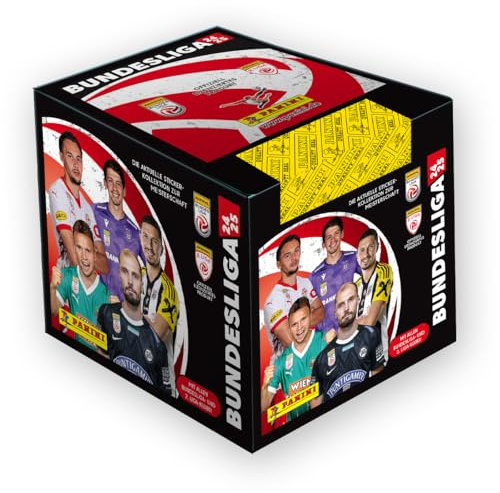 Panini Admiral Bundesliga Österreich 2024/25 Stickerkollektion (Box mit 50 Tüten)
