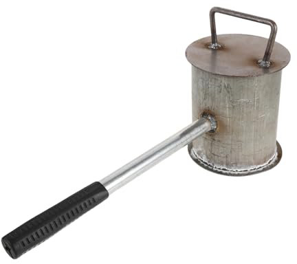 SOIMISS Carbon Extinguisher Steel Fire Safety Pot for Bbq Portable Fire Extinguisher Urn Outdoor Camping Use