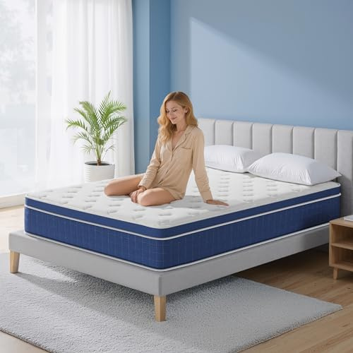 inight Full Size Mattress 14 Inch, Full Mattress in a Box, Hybrid Gel Memory Foam Medium Firm Feel Individual Pocket Springs Matress, Breathable Fabric, Strong Edge Support, Fiberglass Free