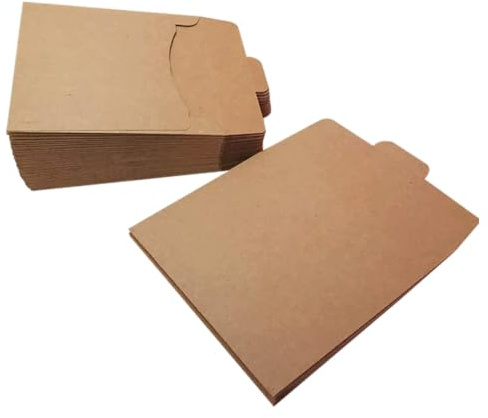 Gatuida Kraftpapiertüten Braun Mit Dokumentenhüllen Und Cd-papiertüten Aus Hochwertigem Papier Für Aufbewahrung Und Transport