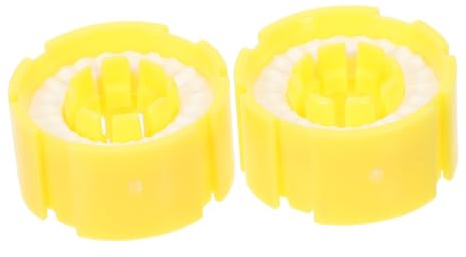 Hemobllo Lot de 2 Bobines pour Gilet de Sauvetage Automatique Adulte, Plastique Jaune, Légères et Portables, Réagit à L’Eau, Résistance la Pression pour Urgences et Activités Nautiques