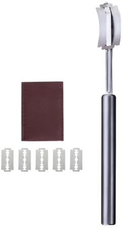 Ipetboom Cortador de Masa de Acero Inoxidable Cuchillo para Pan Multiusos para Repostería y Cortar Pizza Casa