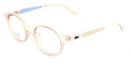 Lacoste L3668 750 transparent persika LUMI 44/16/130 barn glasögonram