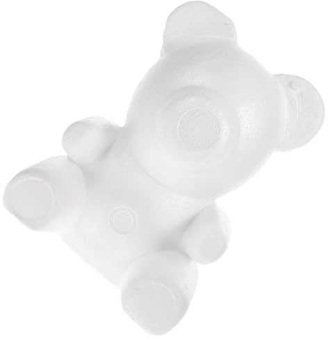 ULTECHNOVO Orso di Gommapiuma Rosa per Decorazioni Fai da Te Kit di Scultura Modellabile per Artigianato e Ornamenti per Feste a Tema