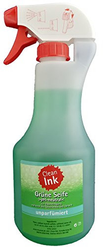 Tattoo Color – Limpiador Clean Ink to Spray 500 ml unparfümiert verdes Jabón/Green Soap