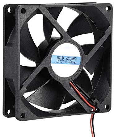DealMux 925MS Ventilateur de Refroidissement 92 mm x 92 mm x 25 mm DC 12 V 0,2 A Roulements Longue durée