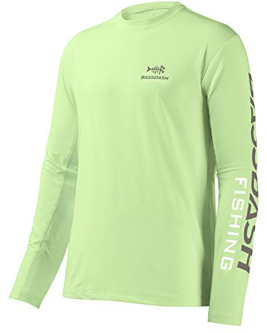 Bassdash fiske-tröjor för män UV-solskydd UPF 50+ långärmad t-shirt