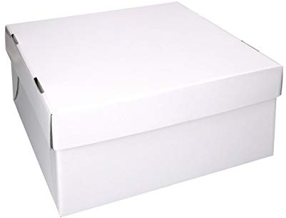 Cake Masters Tortenkarton weiß 31cm 5er Set Kuchenkarton Stabile Verpackung Transportkarton Schachtel Hochzeit