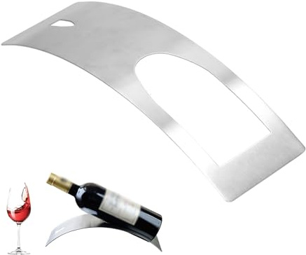 Casier à Vin,Porte-Bouteille de vin, Porte-Bouteilles de vins, Porte-Bouteille en Métal,Support de Bouteille de Vins Porte-Bouteille en Acier Inoxydable pour la Barre à la Maison