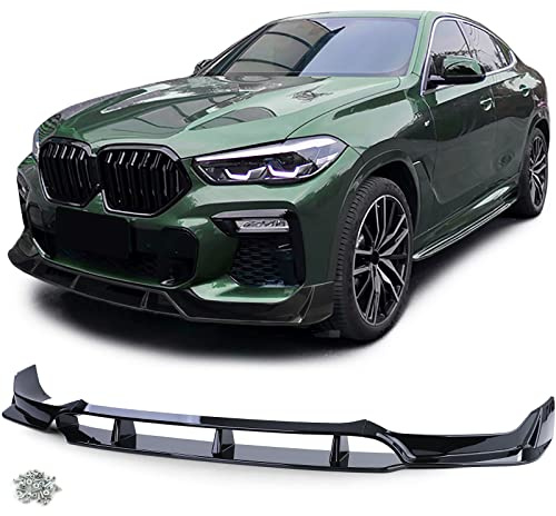 Frontspoiler Lippe Performance Typ 2 Schwarz Glanz passend für BMW X6 G06 ab 19