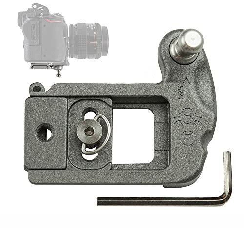 Spider Holster – SpiderPro Mirrorless Piastra per fotocamera per qualsiasi fondina per fotocamera Spider con compatibilità universale treppiede e perno a ragno anti-torsione sicuro – non blocca