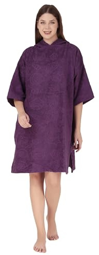 ALLEN & MATE 100% Baumwolle Surf-Poncho mit Kapuze – Oversize Saugstarkes Pool- & Strandtuch Umziehhilfe für Damen & Herren