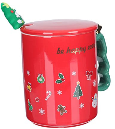 Cabilock 1 Satz Weihnachtsbecher Mehrzweck-aufbewahrungsbecher Neuartiger Wasserbecher Campingbecher Aus Emaille Cappuccinotasse Aus Porzellan Geschenk 3d Design-tasse Keramik Konzentrieren