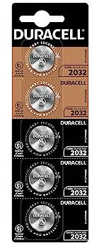 5 x Duracell CR 2032 (1 blister de 5 batteries) 5 piles (DL/CR2032)