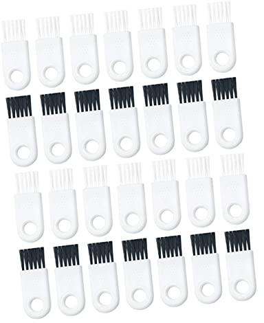FOYTOKI Rasiererreinigungsbürste aus Abs 30 Stück Weiß Leichter und Einfach zu Verwendender Rasierpinsel für Elektrische Rasierer Geeignet zur Reinigung von Tastaturen und Computern