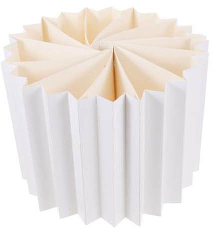 OKUMEYR Decorazione per Compleanno a Cilindro 20 Cm Carta Bianca Forniture per Feste di Matrimonio Facile da Montare