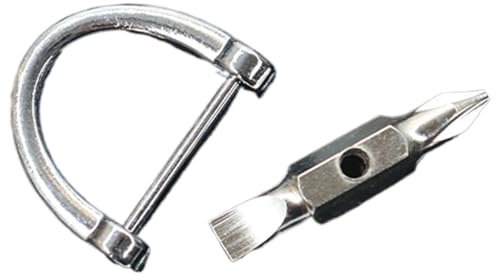 Petit tournevis à tête plate – Petit tournevis à tête cruciforme | Tournevis de poche polyvalent à tête plate | Outils de réparation portables, tournevis à fente pour ouvrir les paquets et serrer