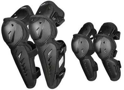 Coderas reflectantes Rodilleras para ciclismo Protección para motocicleta, equipo y rodilla, Protector de codo, rodillera para Motocross, protectores anticaída para 4 estaciones